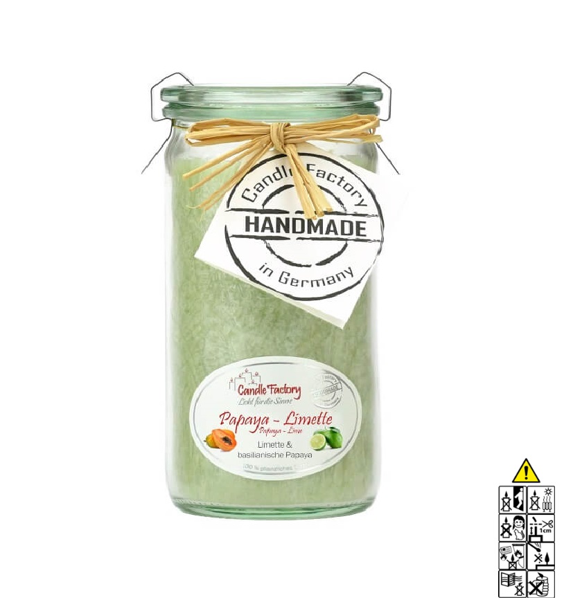 Hochwertige Duftkerze im Glas Papaya Limette Mini Jumbo Hochwertige Duftkerze von Candle Factory Papaya Limette Mini Jumbo im Glas g?nstig in Kerzen Online Shop kaufen. Duftkerzen im Glas. Geschenkidee Papaya Limette Mini Jumbo im Glas