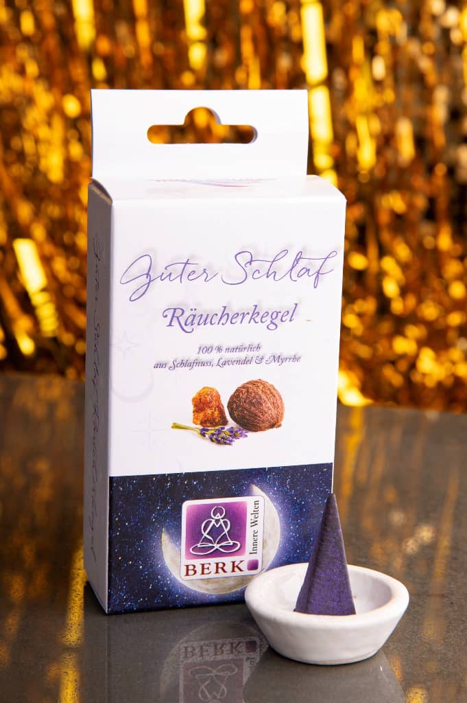 Guter Schlaf Räucherkegel - 20 g (8 Kegel) Guter Schlaf Räucherkegel - 20 g (8 Kegel)