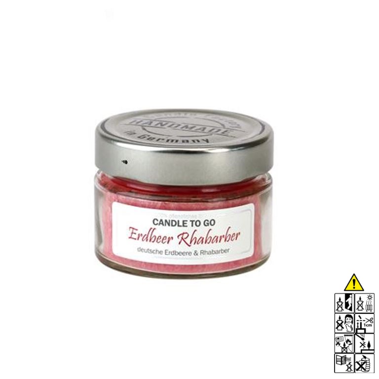 Hochwertige Duftkerze im Glas Erdbeere Rhabarber Candle to Go Hochwertige Duftkerze von Candle Factory Candle to Go Erdbeere Rhabarber g?nstig in Kerzen Online Shop kaufen. Duftkerzen im Glas. Geschenkidee Candle to Go Erdbeere Rhabarber