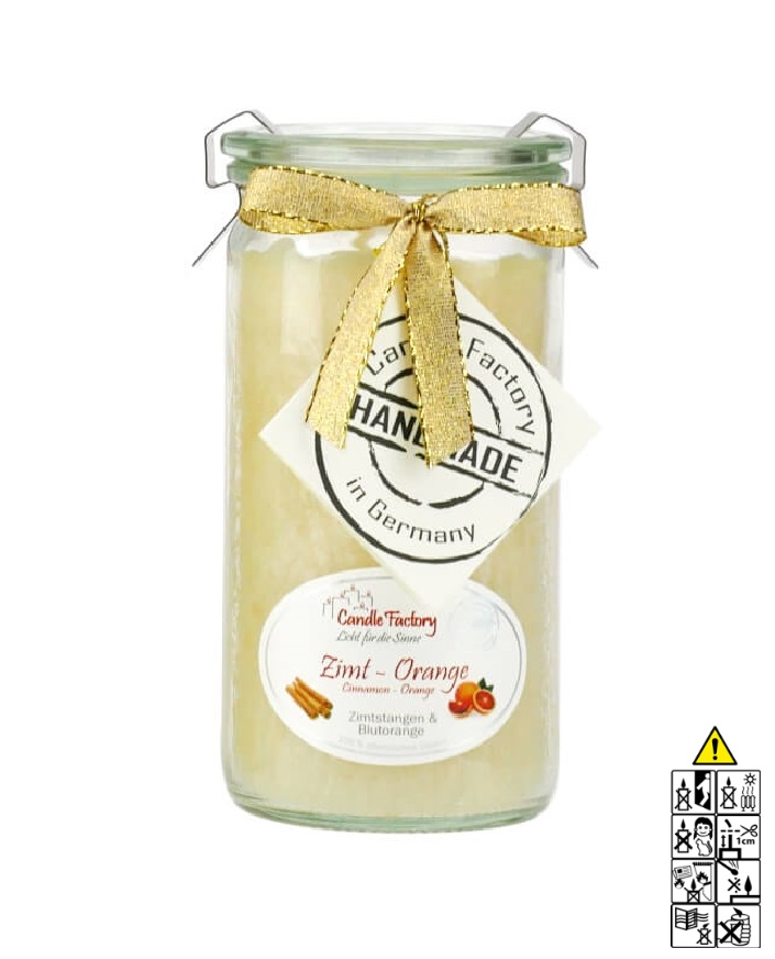 Hochwertige Duftkerze von Candle Factory Zimt Orange Mini Jumbo im Glas g?nstig in Kerzen Online Shop kaufen. Duftkerzen im Glas. Geschenkidee Zimt Orange Mini Jumbo im Glas 