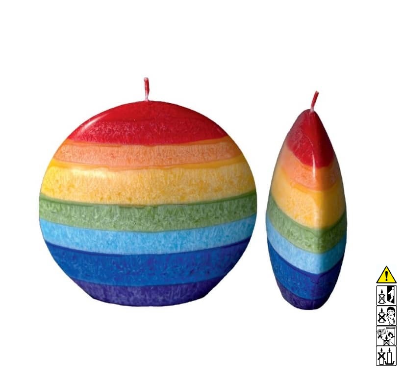 Chakra - Kerze aus Stearin. Diskus 55 x 140 x 140 mm. Brenndauer: ca. 35 h Chakra - Kerze aus Stearin. Diskus 55 x 140 x 140 mm. Brenndauer: ca. 35 h