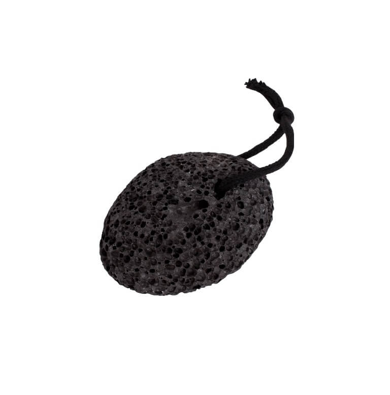 Hochwertige und nachhaltige Bimsstein schwarz mit Baumwollband in unseren Onlineshop kaufen