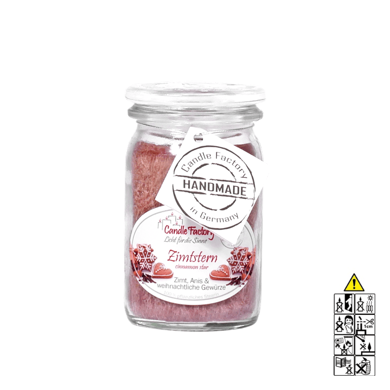 Zimtstern - Baby Jumbo Duftkerze im Glas von Candle Factory Zimtstern - Baby Jumbo Duftkerze im Glas von Candle Factory
