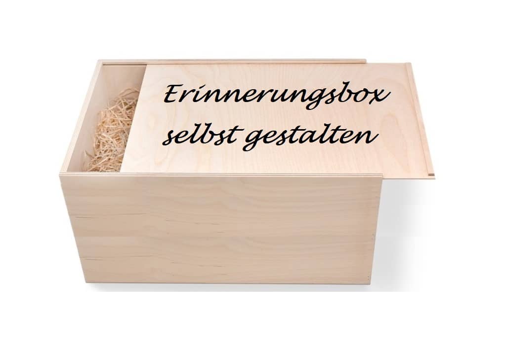 "Erinnerungsbox XXL" Selbst gestalten Geschenkbox 36/24/20 cm "Erinnerungsbox XXL" Selbst gestalten Geschenkbox 36/24/20 cm