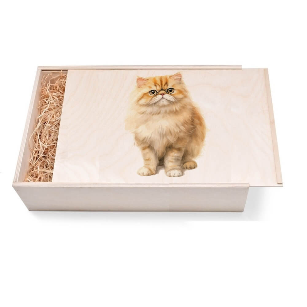 "Katze 5 - Exotic Shorthair" Geschenkbox groß aus Holz mit verzierten Deckel "Katze 5 - Exotic Shorthair" Geschenkbox groß aus Holz mit verzierten Deckel. Jetzt in unserem Geschenke Onlineshop kaufen.