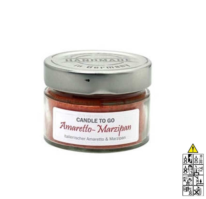 Hochwertige Duftkerze im Glas Amaretto Marzipan Candle to Go Hochwertige Duftkerze von Candle Factory Candle to Go Amaretto Marzipan g?nstig in Kerzen Online Shop kaufen. Duftkerzen im Glas. Geschenkidee Candle to Go Amaretto Marzipan