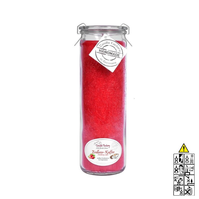 Hochwertige Duftkerze im Glas Erdbeere Kaffee Big Jumbo Hochwertige Duftkerze von Candle Factory Erdbeere Kaffee Big Jumbo g?nstig in Kerzen Online Shop kaufen. Duftkerzen im Glas. Geschenkidee Erdbeere Kaffee Big Jumbo