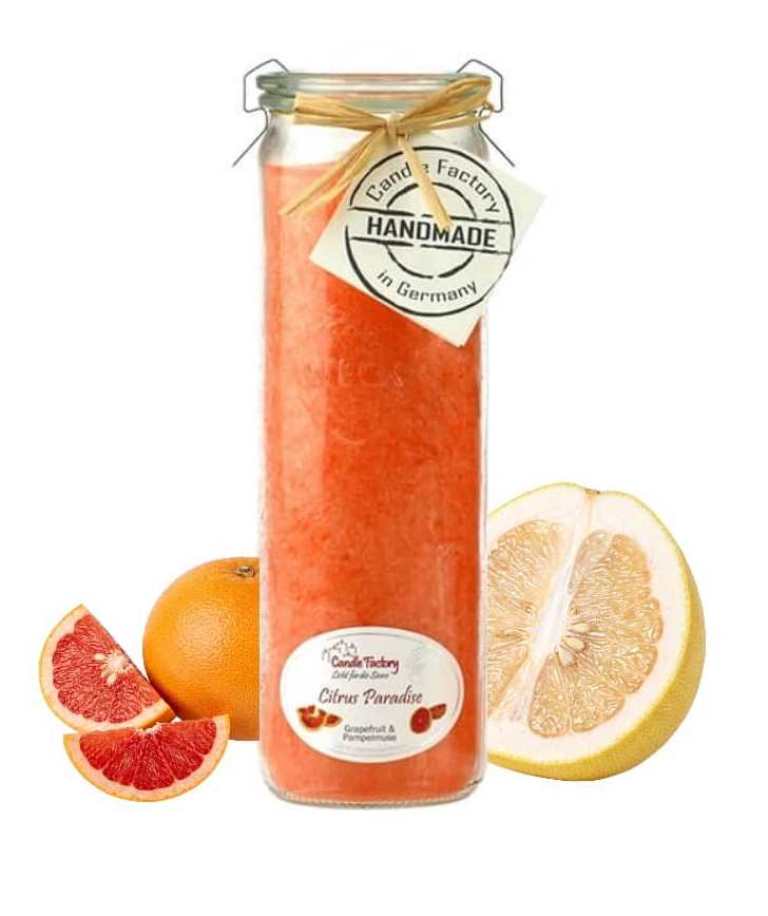 Hochwertige Duftkerze von Candle Factory Citrus Paradise Big Jumbo g?nstig in Kerzen Online Shop kaufen. Duftkerzen im Glas. Geschenkidee Citrus Paradise Big Jumbo.