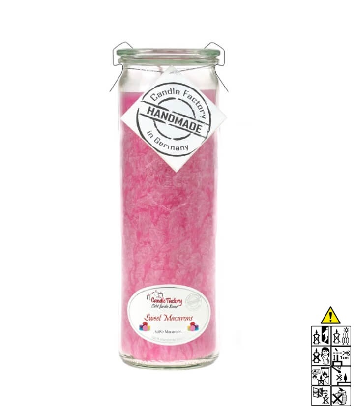 Hochwertige Duftkerze von Candle Factory sweet Macarons Big Jumbo g?nstig in Kerzen Online Shop kaufen. Duftkerzen im Glas. Geschenkidee sweet Macarons Big Jumbo.