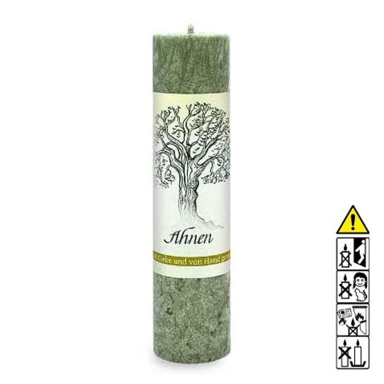 Allgäuer Heilkräuterkerze Ahnen Allgäuer Heilkräuterkerze zum Thema Ahnen in unserem Kerzen Online Shop kaufen. Als Geschenk für Sie oder Ihn. 100% Vegane Kerze. Hergestellt aus Olivenöl.