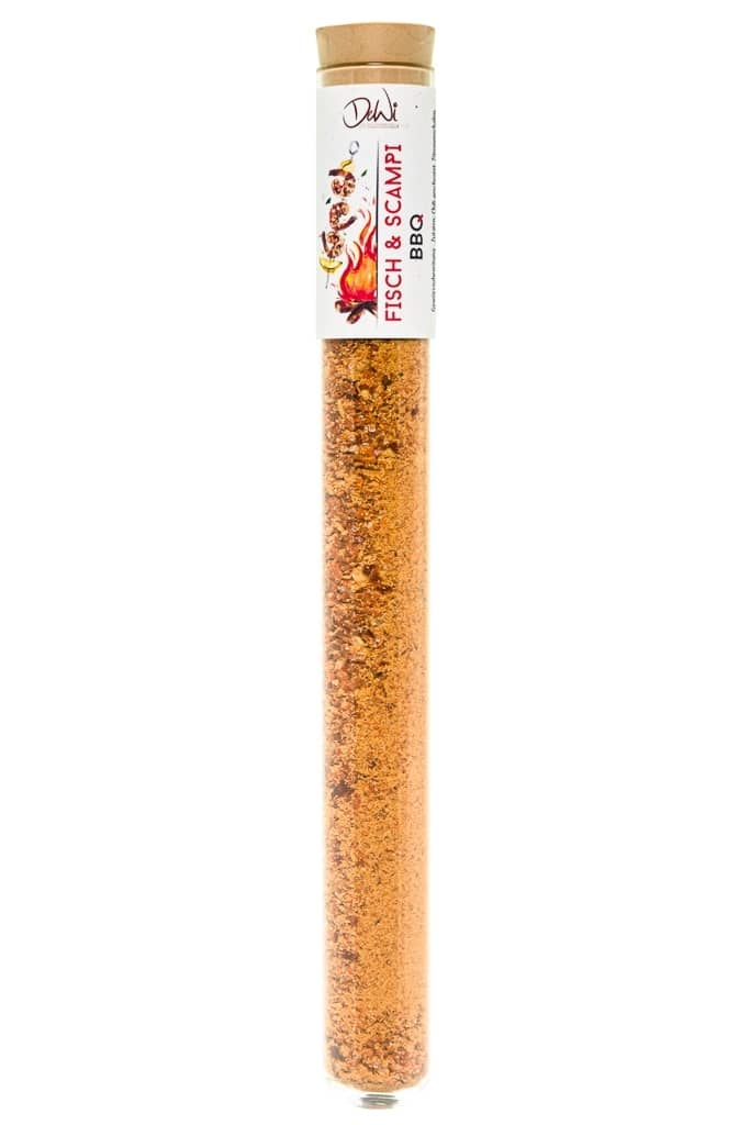 Fisch & Scampi Gew?rz in Spice Tube aus Glas ? 22mm Fisch & Scampi Gew?rz. Nachhaltig im Reagenzglas ? 22mm verpackt. Hochwertige kulinarische Produkte im Onlineshop kaufen.