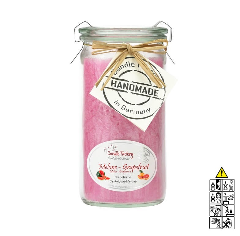 Hochwertige Duftkerze im Glas Melone Grapefruit Mini Jumbo Hochwertige Duftkerze von Candle Factory Melone Grapefruit Mini Jumbo im Glas g?nstig in Kerzen Online Shop kaufen. Duftkerzen im Glas. Geschenkidee Melone Grapefruit Mini Jumbo im Glas
