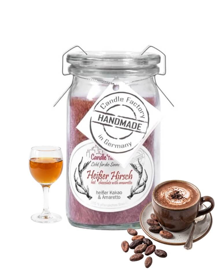 Hochwertige Duftkerze von Candle Factory Baby Jumbo heißer Hirsch günstig in Kerzen Online Shop kaufen. Duftkerzen im Glas. Geschenkidee Baby Jumbo heißer Hirsch