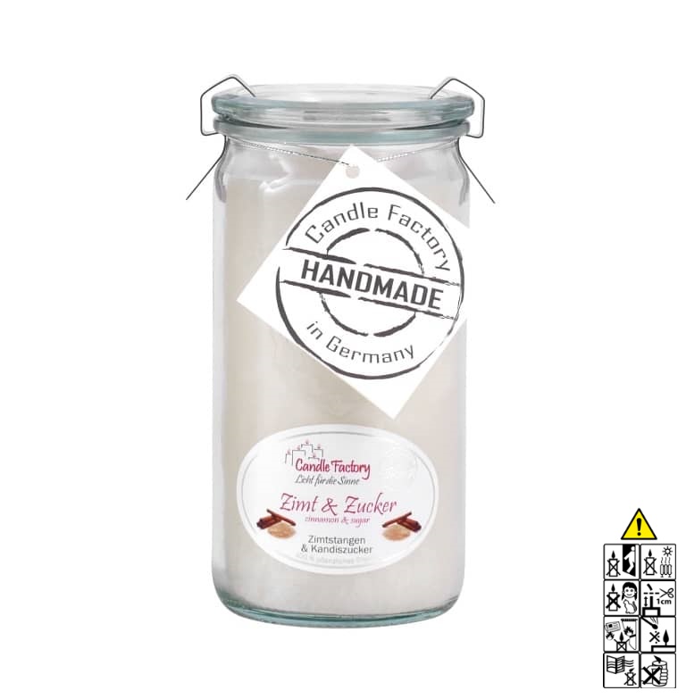 Hochwertige Duftkerze von Candle Factory Zimt und Zucker Mini Jumbo im Glas g?nstig in Kerzen Online Shop kaufen. Duftkerzen im Glas. Geschenkidee Zimt und Zucker Mini Jumbo im Glas