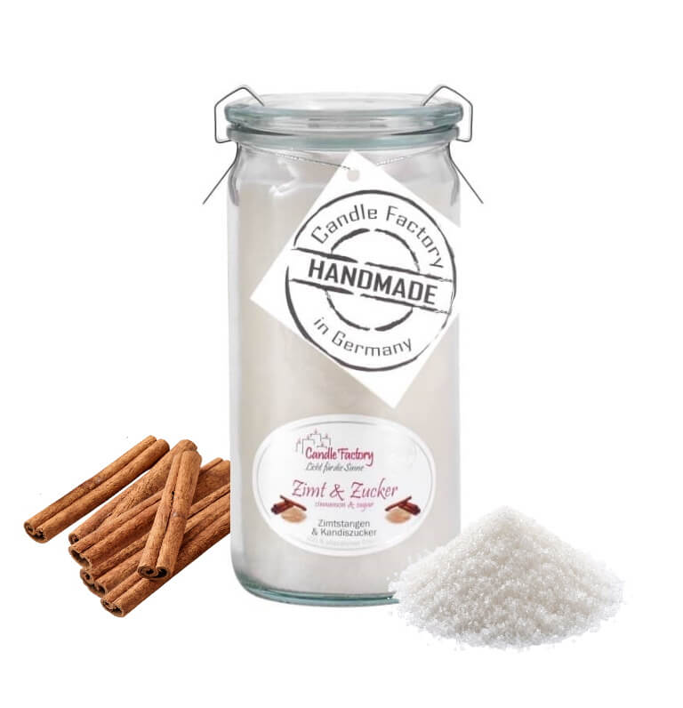Hochwertige Duftkerze von Candle Factory Zimt und Zucker Mini Jumbo im Glas g?nstig in Kerzen Online Shop kaufen. Duftkerzen im Glas. Geschenkidee Zimt und Zucker Mini Jumbo im Glas