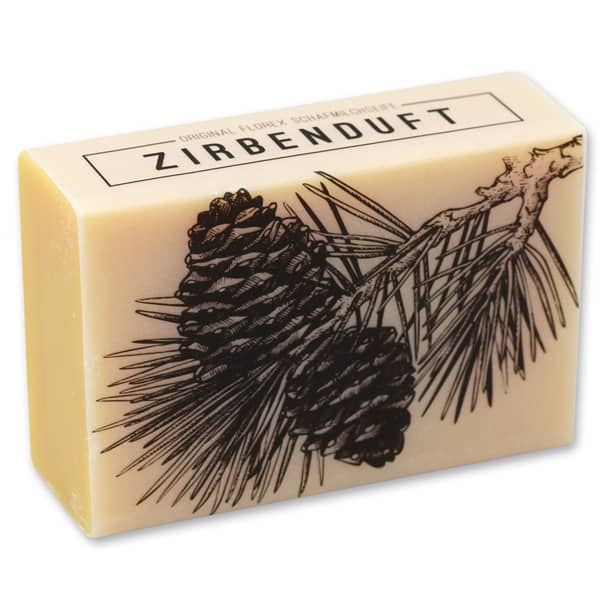 Seife Zirbenduft 150 g Seife Zirbe mit Bandarole ZIRBENDUFT herforagend für empfindliche Haut in unserem online Shop kaufen