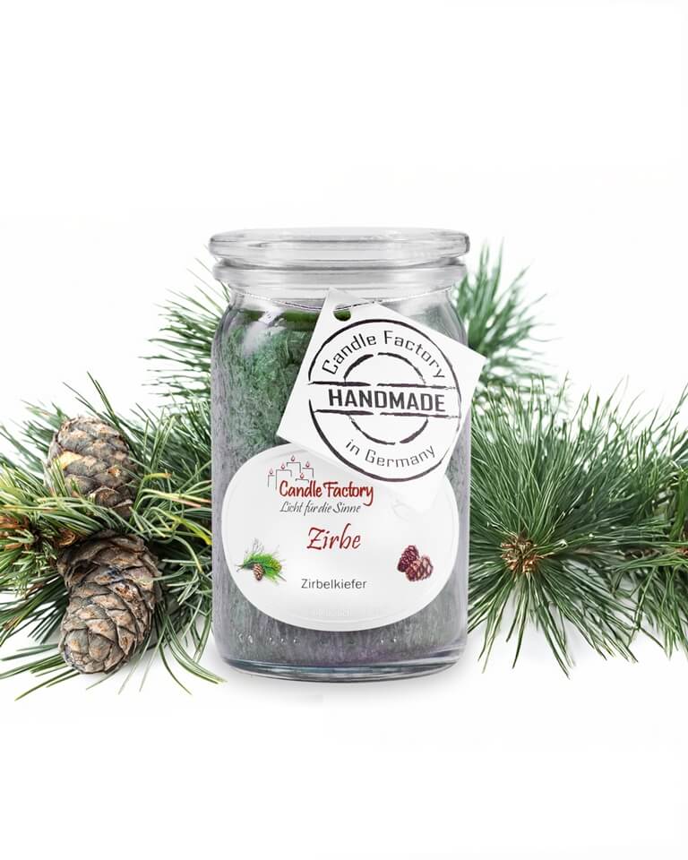 Hochwertige Duftkerze von Candle Factory Baby Mini Jumbo gr?n mit dem Duft Zirbe im Glas g?nstig in Kerzen Online Shop kaufen. Duftkerzen im Glas. Geschenkidee Baby Mini Jumbo gr?n mit dem Duft Zirbe im Glas