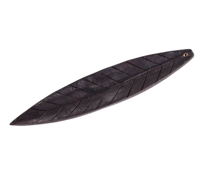 Räucherstäbchenhalter "dark Leaf" Räuchern mit Räucherstäbchenhalter "dark Leaf"