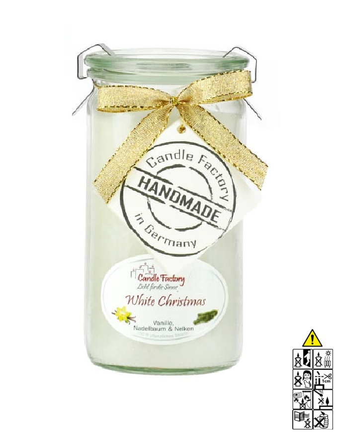 Hochwertige Duftkerze im Glas White Christmas Mini Jumbo Hochwertige Duftkerze von Candle Factory White Christmas Mini Jumbo im Glas g?nstig in Kerzen Online Shop kaufen. Duftkerzen im Glas. Geschenkidee White Christmas Mini Jumbo im Glas