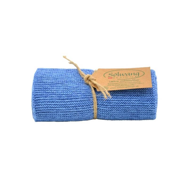 Handtuch von Solwang online kaufen aus 32 x 47 cm Baumwolle gestrickt Blaue Farben