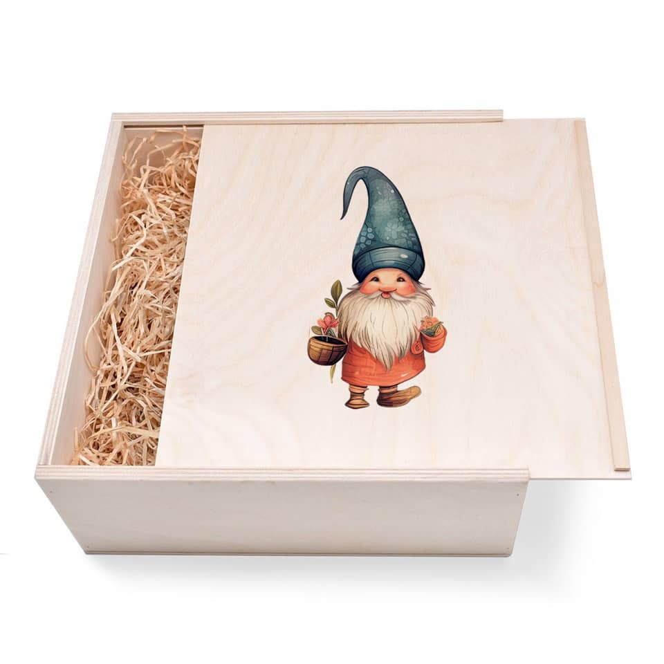 Zwergen Geschenkbox groß aus Holz mit verzierten Deckel Zwergen Geschenkbox groß aus Holz mit verzierten Deckel. Jetzt in unserem Geschenke Onlineshop kaufen.