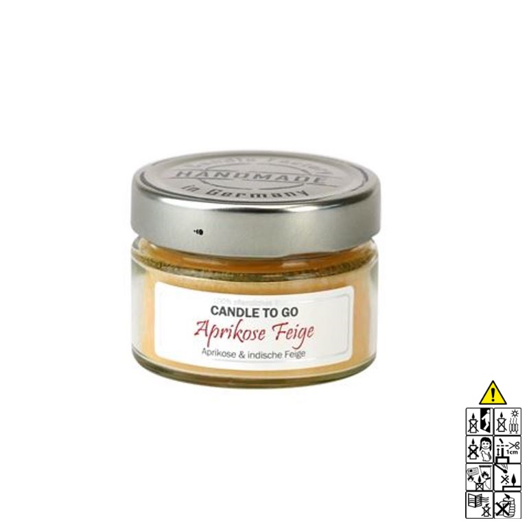 Hochwertige Duftkerze im Glas Aprikose Feige Candle to Go Hochwertige Duftkerze von Candle Factory Candle to Go Aprikose Feige g?nstig in Kerzen Online Shop kaufen. Duftkerzen im Glas. Geschenkidee Candle to Go Aprikose Feige