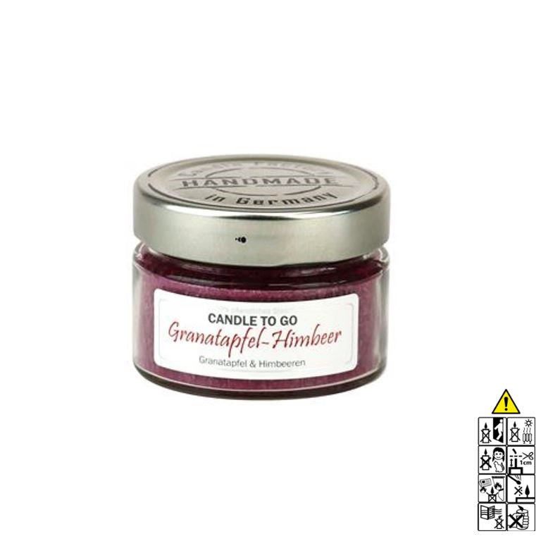Hochwertige Duftkerze im Glas Granatapfel Himbeere Candle to Go Hochwertige Duftkerze von Candle Factory Candle to Go Granatapfel Himbeere g?nstig in Kerzen Online Shop kaufen. Duftkerzen im Glas. Geschenkidee Candle to Go Granatapfel Himbeere