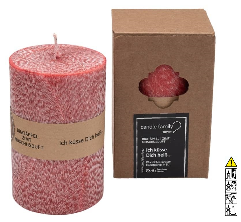 Stearinkerze Spruch Ich küsse dich heiss Nachhaltige Stearinkerze Spruch, Ich küsse dich heiss. 65 x 100 Brenndauer 36 h online kaufen