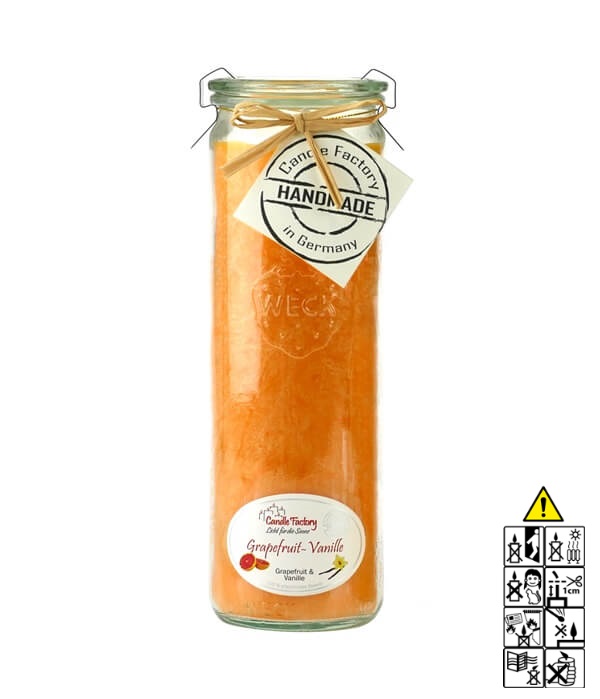 Hochwertige Duftkerze von Candle Factory Grapefruit Vanille Big Jumbo g?nstig in Kerzen Online Shop kaufen. Duftkerzen im Glas. Geschenkidee Grapefruit Vanille Big Jumbo.