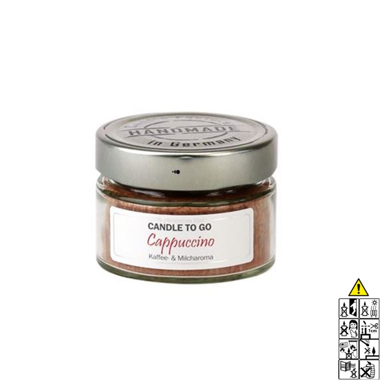 Hochwertige Duftkerze im Glas Cappuccino Candle to Go Hochwertige Duftkerze von Candle Factory Candle to Go Cappuccino g?nstig in Kerzen Online Shop kaufen. Duftkerzen im Glas. Geschenkidee Candle to Go Cappuccino