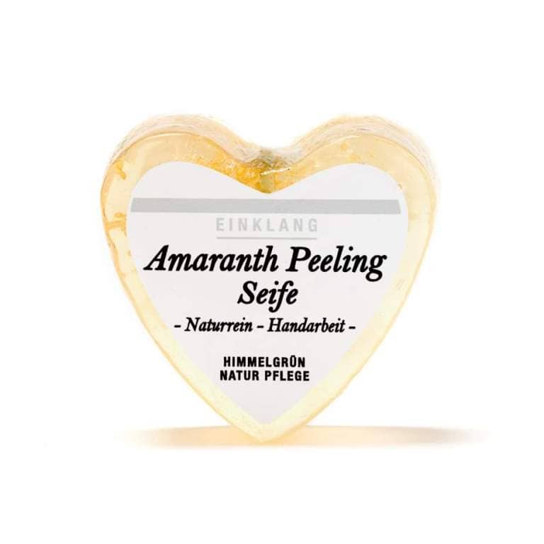 Hochwertige Geschenkidee Wellness Peelingseife Amaranth - Glycerienseife in Herzform online kaufen