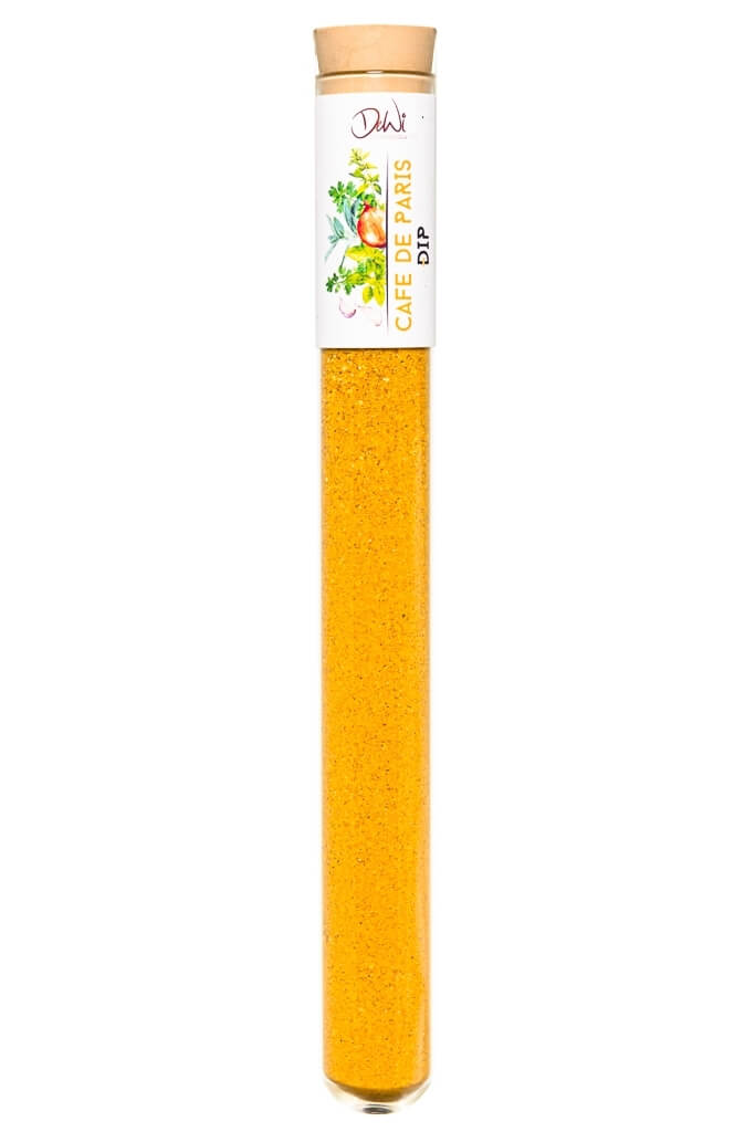 Caf? de Paris Dip in Spice Tube aus Glas ? 22mm Caf? de Paris Dip. Nachhaltig im Reagenzglas ? 22mm verpackt. Hochwertige kulinarische Produkte im Onlineshop kaufen.