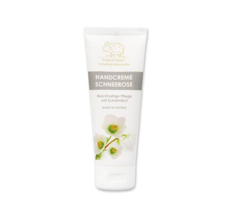 Handcreeme Schneerose 75 ml, Florex Handcreme Schneerose 75 ml Florex, Reichhaltige Pflege mit Schafmilch in unserem online Shop kaufen