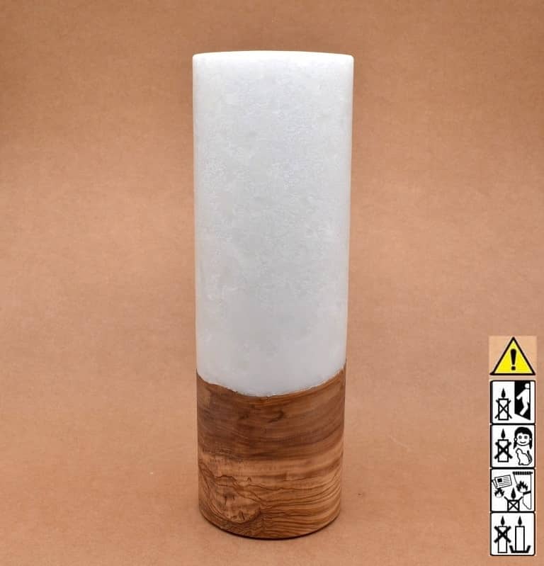 Kerze mit Holz, Teelicht, Unikat Holzkerze, Individuelle runde Hochzeitskerze mit Holz, Holzelementen Teelicht Hochzeitskerze, Kerze mit Holzeinsatz, Teelicht rund, Stearin, im Kerzen online Shop für Hochzeiten bestellen, günstig kaufen.