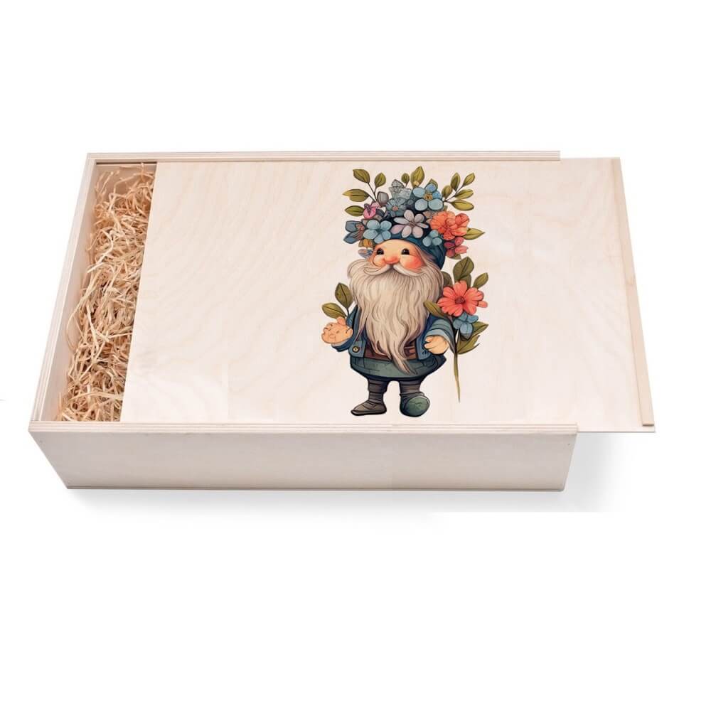 Zwergen Geschenkbox groß aus Holz mit verzierten Deckel Zwergen Geschenkbox groß aus Holz mit verzierten Deckel. Jetzt in unserem Geschenke Onlineshop kaufen.