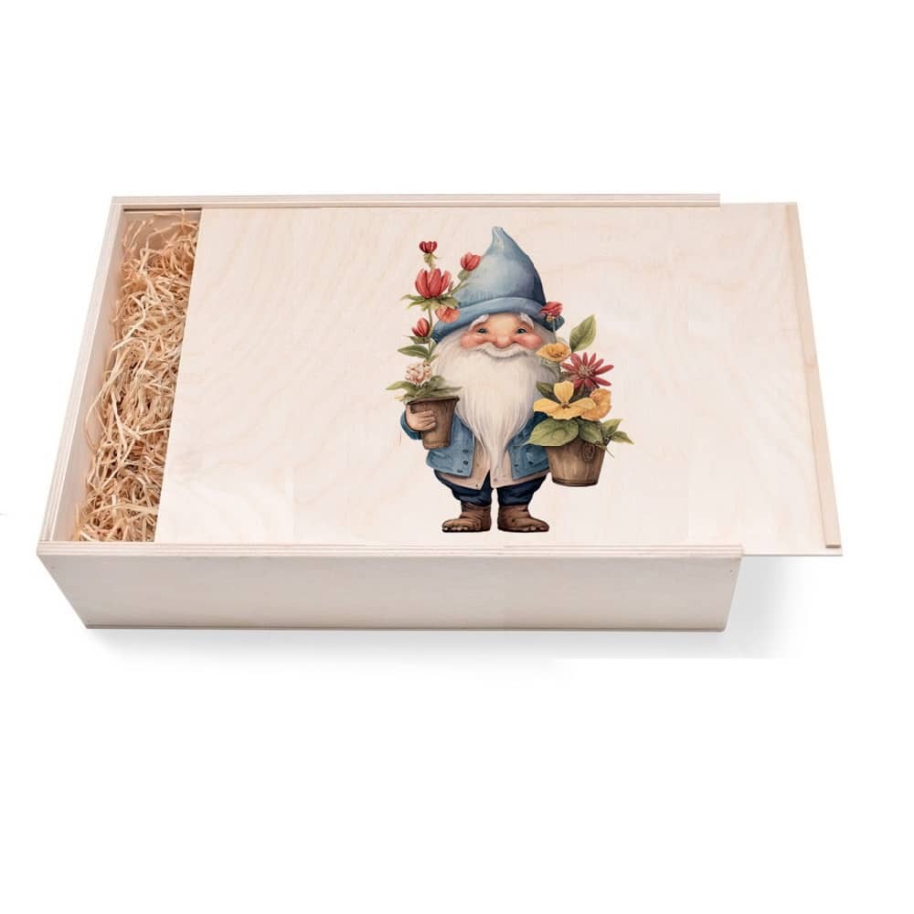 Zwergen Geschenkbox groß aus Holz mit verzierten Deckel Zwergen Geschenkbox groß aus Holz mit verzierten Deckel. Jetzt in unserem Geschenke Onlineshop kaufen.