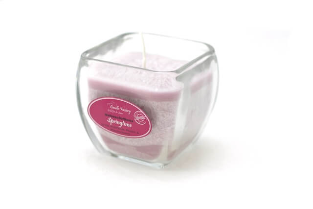 Candle Factory Hochwertige Duftkerze im Weck Glas aus Stearinwachs mit dem Duft für den Wellness-Tag Springtime 