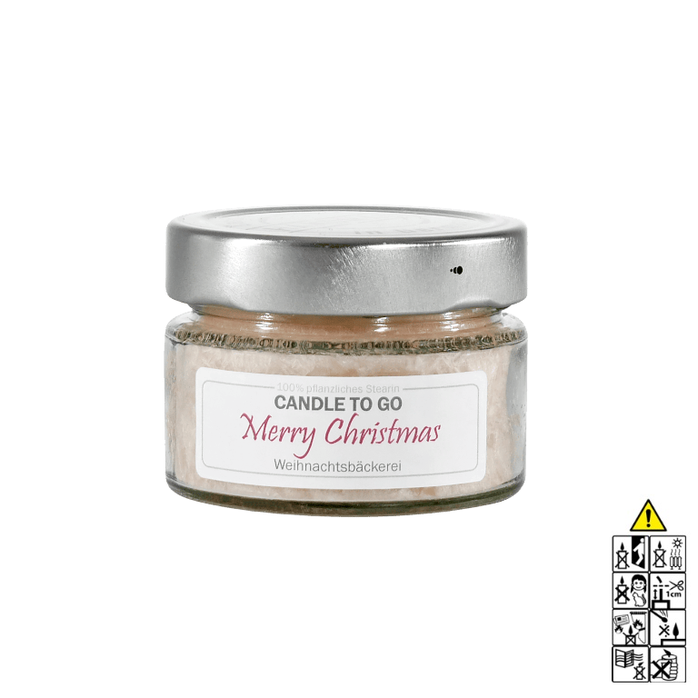 Merry Christmas - Candle to Go Reisekerze. Duftkerze im Glas von Candle Factory Merry Christmas - Candle to Go Reisekerze. Duftkerze im Glas von Candle Factory