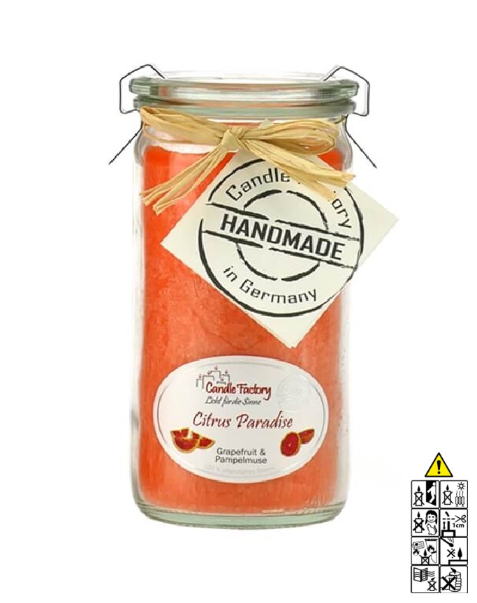 Hochwertige Duftkerze im Glas Citrus Paradise Mini Jumbo Hochwertige Duftkerze von Candle Factory Citrus Paradise Mini Jumbo im Glas g?nstig in Kerzen Online Shop kaufen. Duftkerzen im Glas. Geschenkidee Citrus Paradise Mini Jumbo im Glas