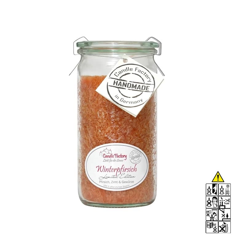 Winterpfirsich Mini Jumbo hochwertige Duftkerze im Glas Hochwertige Duftkerze von Candle Factory Winterpfirsich Mini Jumbo im Glas g?nstig in Kerzen Online Shop kaufen. Duftkerzen im Glas. Geschenkidee Winterpfirsich Mini Jumbo im Glas