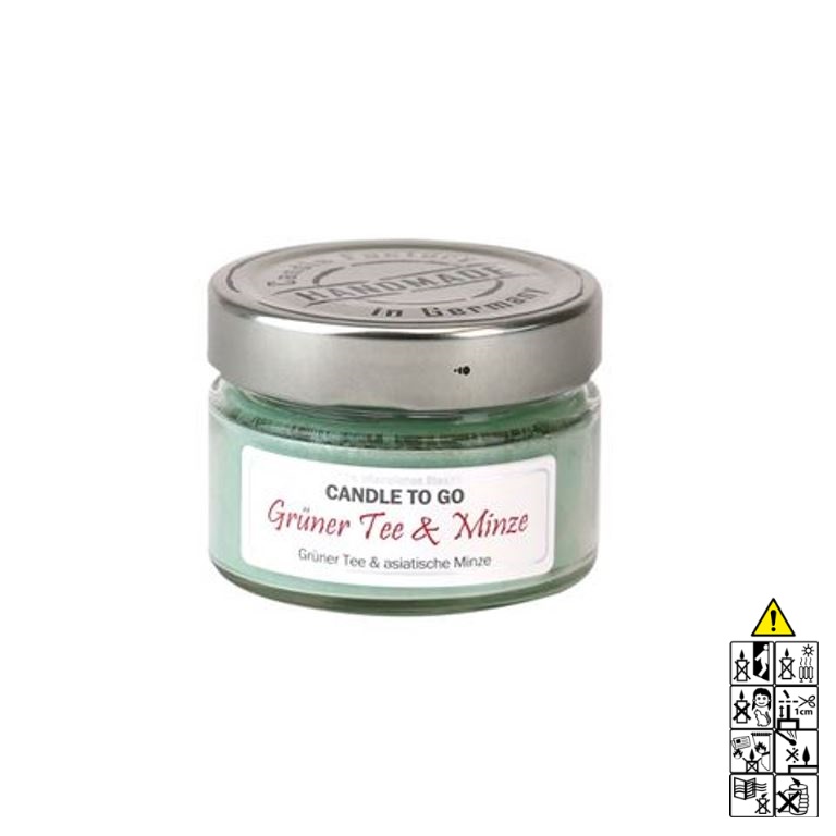 Hochwertige Duftkerze im Glas Gr?ner Tee & Minze Candle to Go Hochwertige Duftkerze von Candle Factory Candle to Go Gr?ner Tee & Minze g?nstig in Kerzen Online Shop kaufen. Duftkerzen im Glas. Geschenkidee Candle to Go Gr?ner Tee & Minze