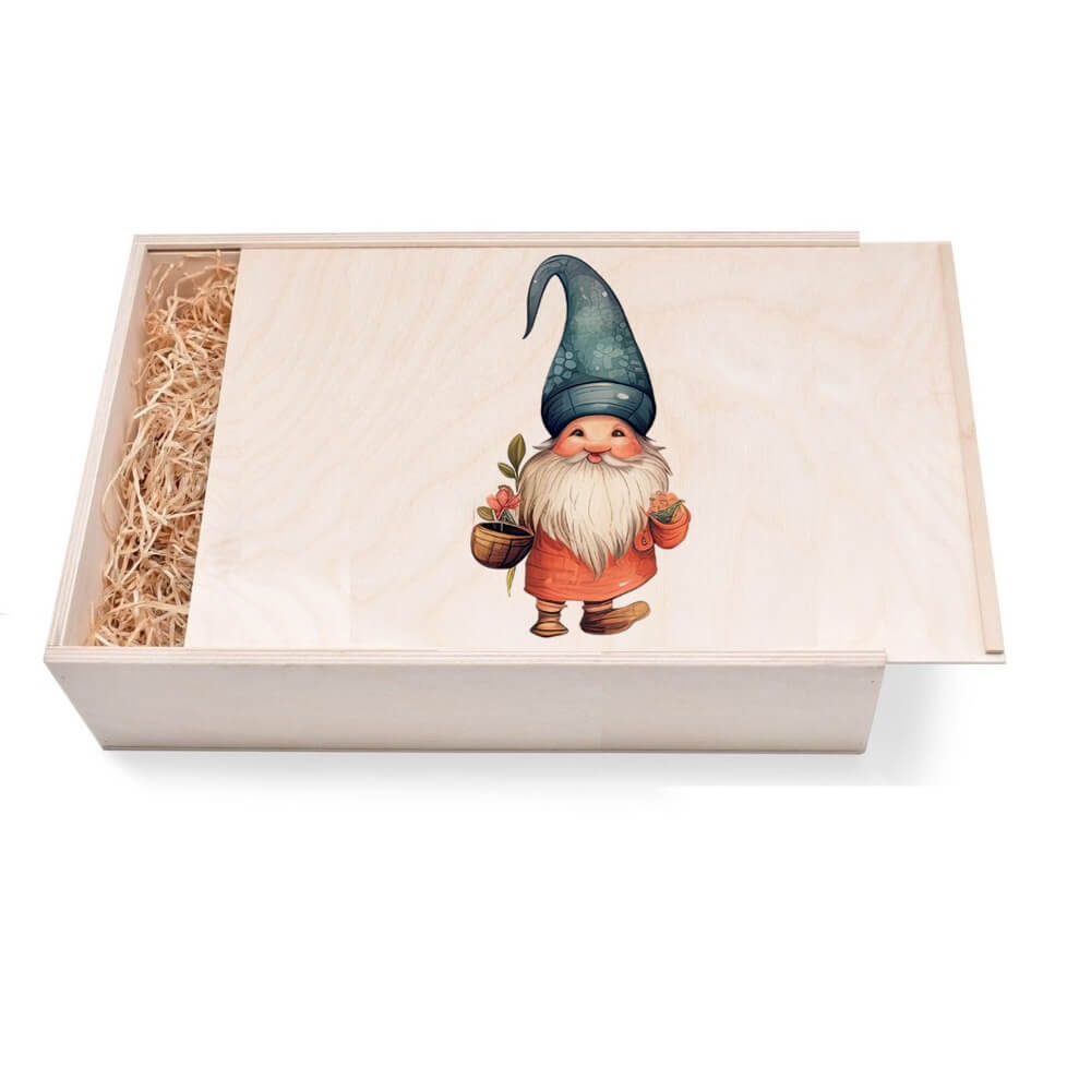 Zwergen Geschenkbox groß aus Holz mit verzierten Deckel Zwergen Geschenkbox groß aus Holz mit verzierten Deckel. Jetzt in unserem Geschenke Onlineshop kaufen.
