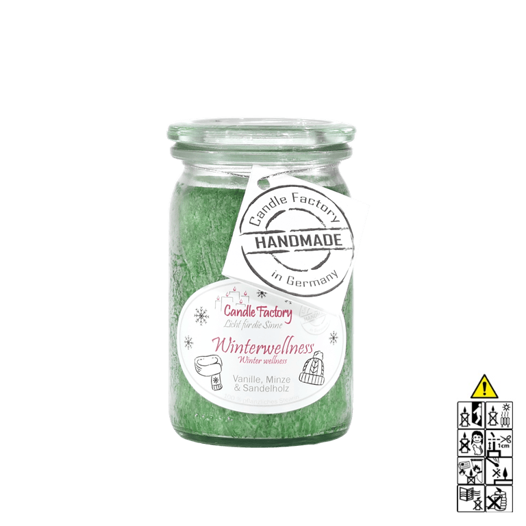 Winterwellness - Baby Jumbo Duftkerze im Glas von Candle Factory Winterwellness - Baby Jumbo Duftkerze im Glas von Candle Factory