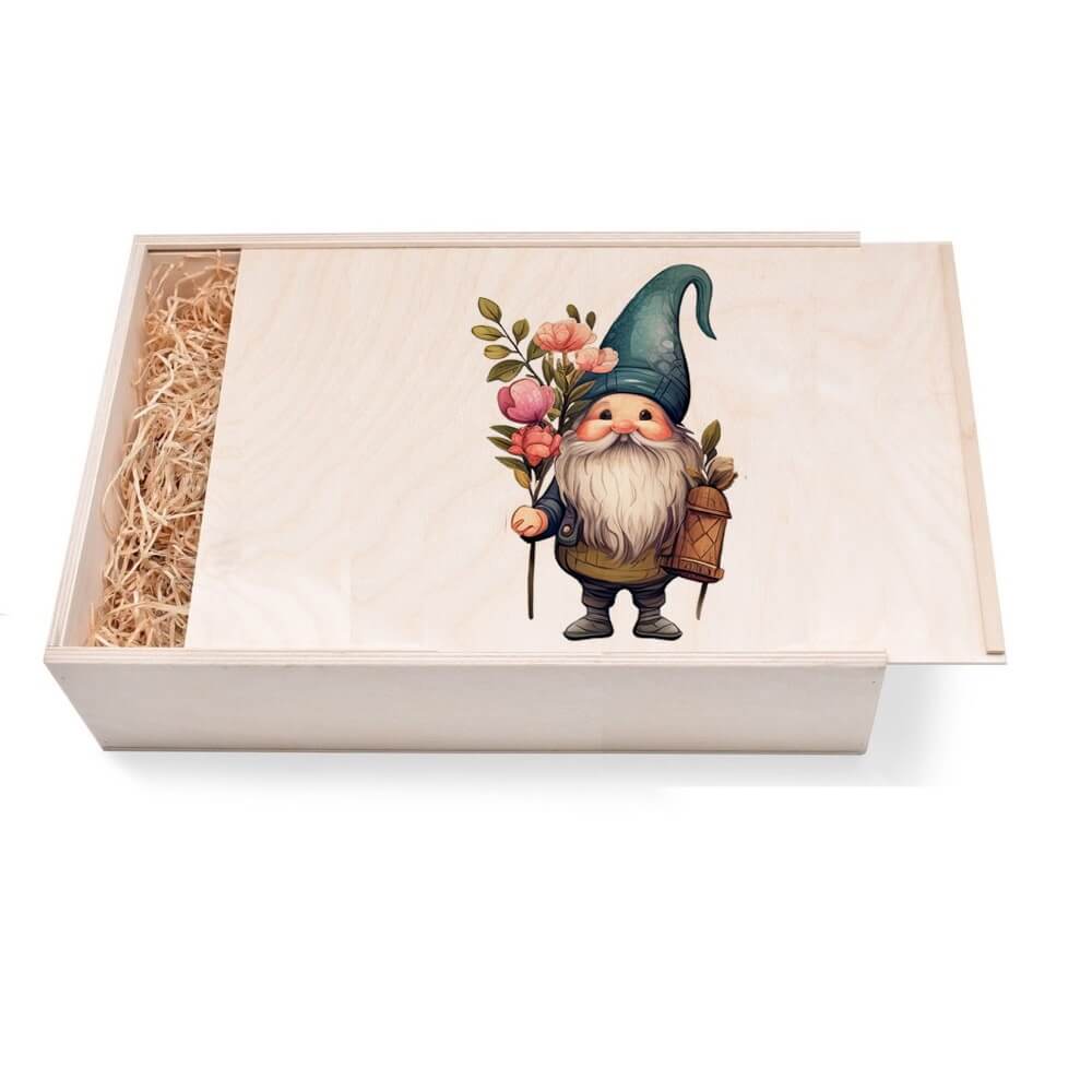 Zwergen Geschenkbox groß aus Holz mit verzierten Deckel Zwergen Geschenkbox groß aus Holz mit verzierten Deckel. Jetzt in unserem Geschenke Onlineshop kaufen.