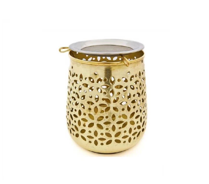 Räucherstövchen gerade Form goldoptik Höhe 11,5 cm Ø10 cm Räuchern mit Räucherstövchen gerade Form goldoptik Höhe 11,5 cm Ø10 cm