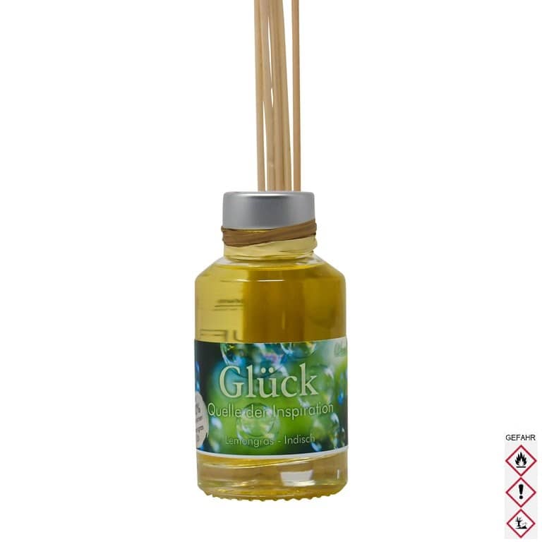 "Glück" Raumduftflasche (100ml) "Glück" Raumduftflasche (100ml)