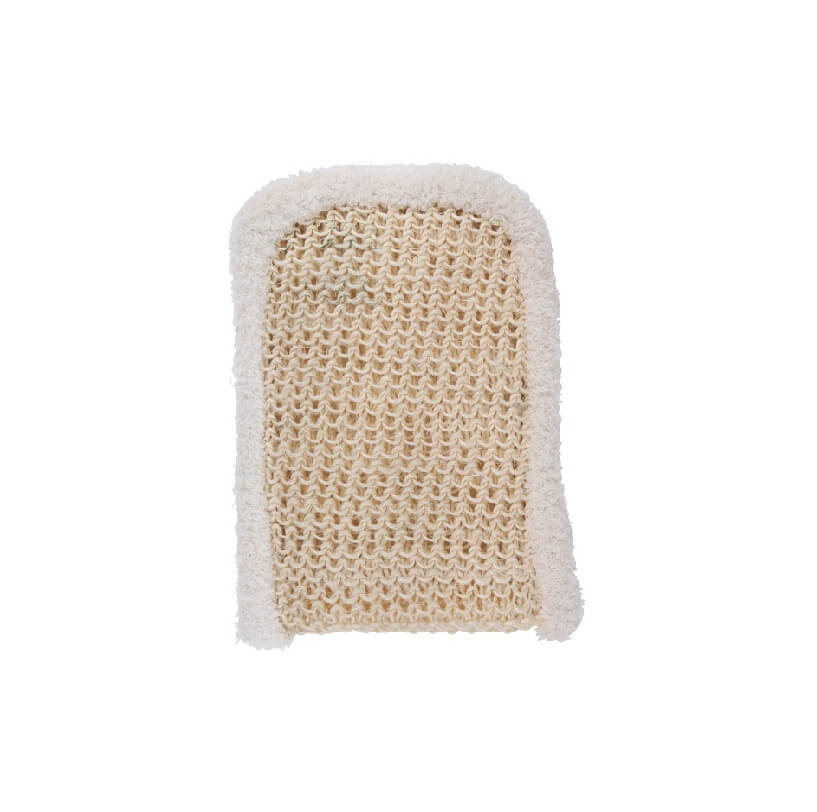 Hochwertige und nachhaltige Massagehandschuh aus Sisal / Baumwolle in unseren Onlineshop kaufen