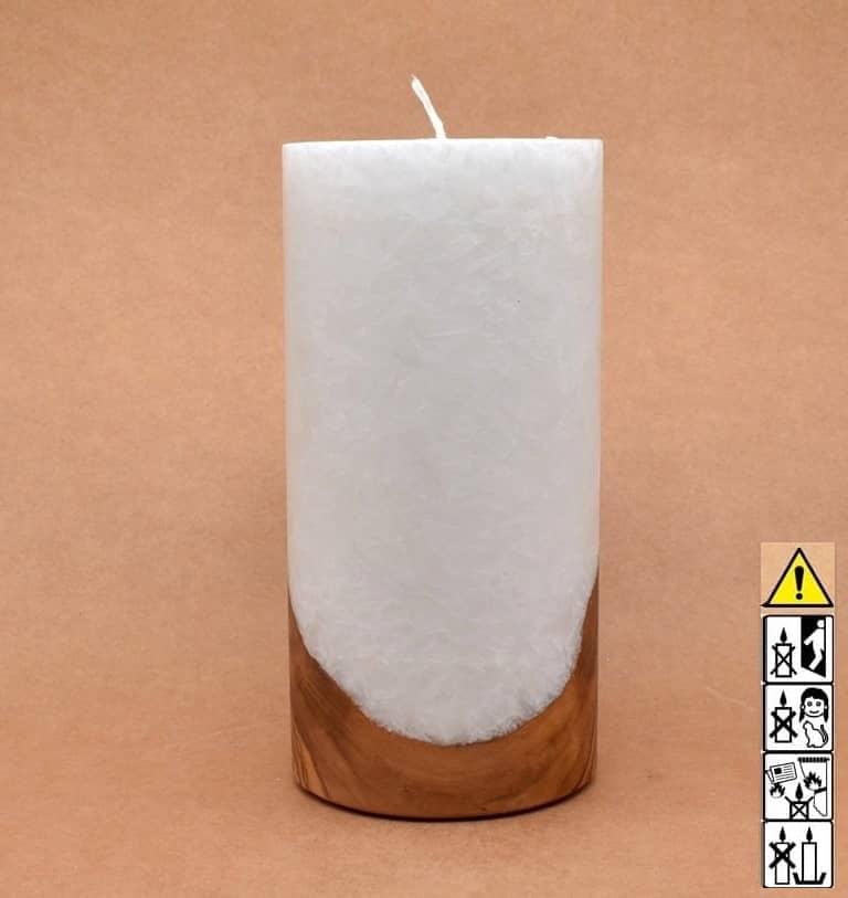 Kerze mit Holz, Teelicht, Unikat Holzkerze, Individuelle runde Hochzeitskerze mit Holz, Holzelementen Teelicht Hochzeitskerze, Kerze mit Holzeinsatz, Teelicht rund, Stearin, im Kerzen online Shop für Hochzeiten bestellen, günstig kaufen.