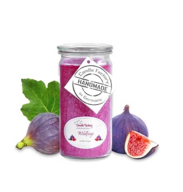 Hochwertige Duftkerze von Candle Factory Wildfeige Mini Jumbo im Glas g?nstig in Kerzen Online Shop kaufen. Duftkerzen im Glas. Geschenkidee Wildfeige Mini Jumbo im Glas
