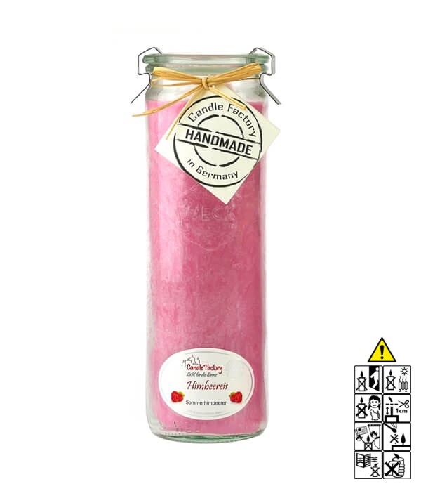 Hochwertige Duftkerze von Candle Factory Himbeereis Big Jumbo g?nstig in Kerzen Online Shop kaufen. Duftkerzen im Glas. Geschenkidee Himbeereis Big Jumbo.